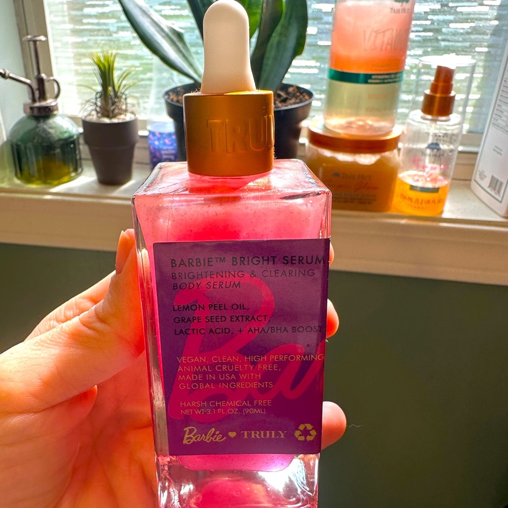 TRULY X Barbie Bright Body Serum Brightening+Clearing 3.1oz/90ml Fullsize